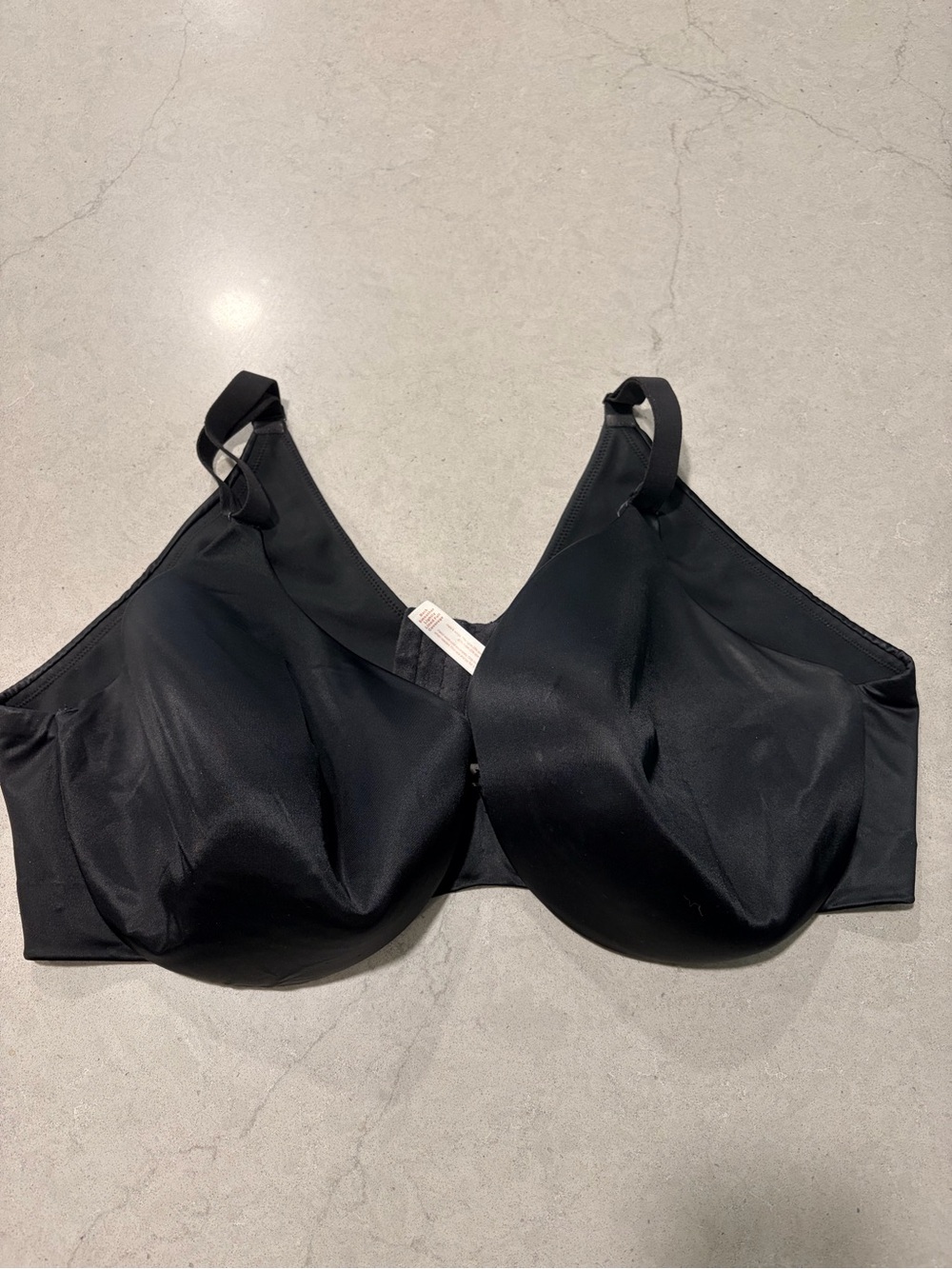 Cacique Black Full-Coverage Underwire Support Back Smoother Bra 46DD